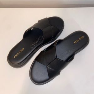 cole haan platform GrandPro Rally Slide Sandal size 8 NWOT